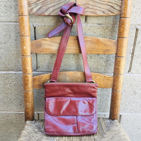 HOBO Handbags - Hobo International Crossbody Wine Color
